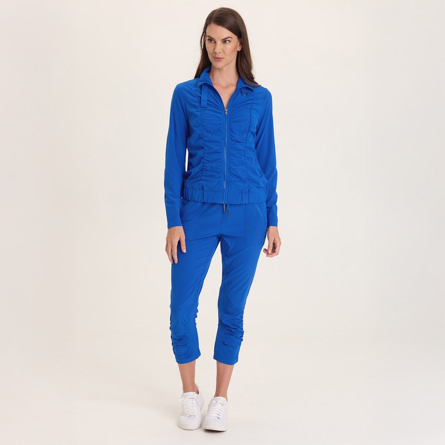 Momentum Whisper Stretch Ruched Active Jacket