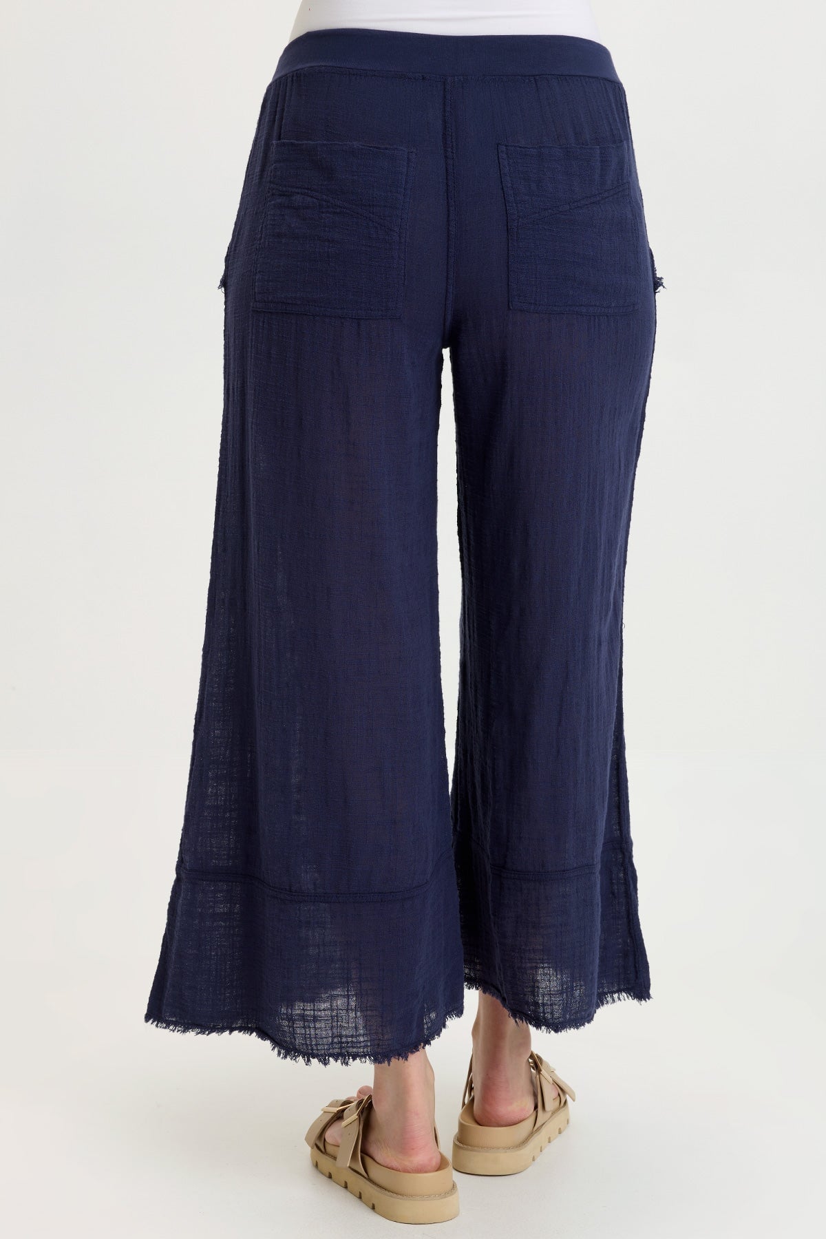 Ace Gauze Wide Leg Crop