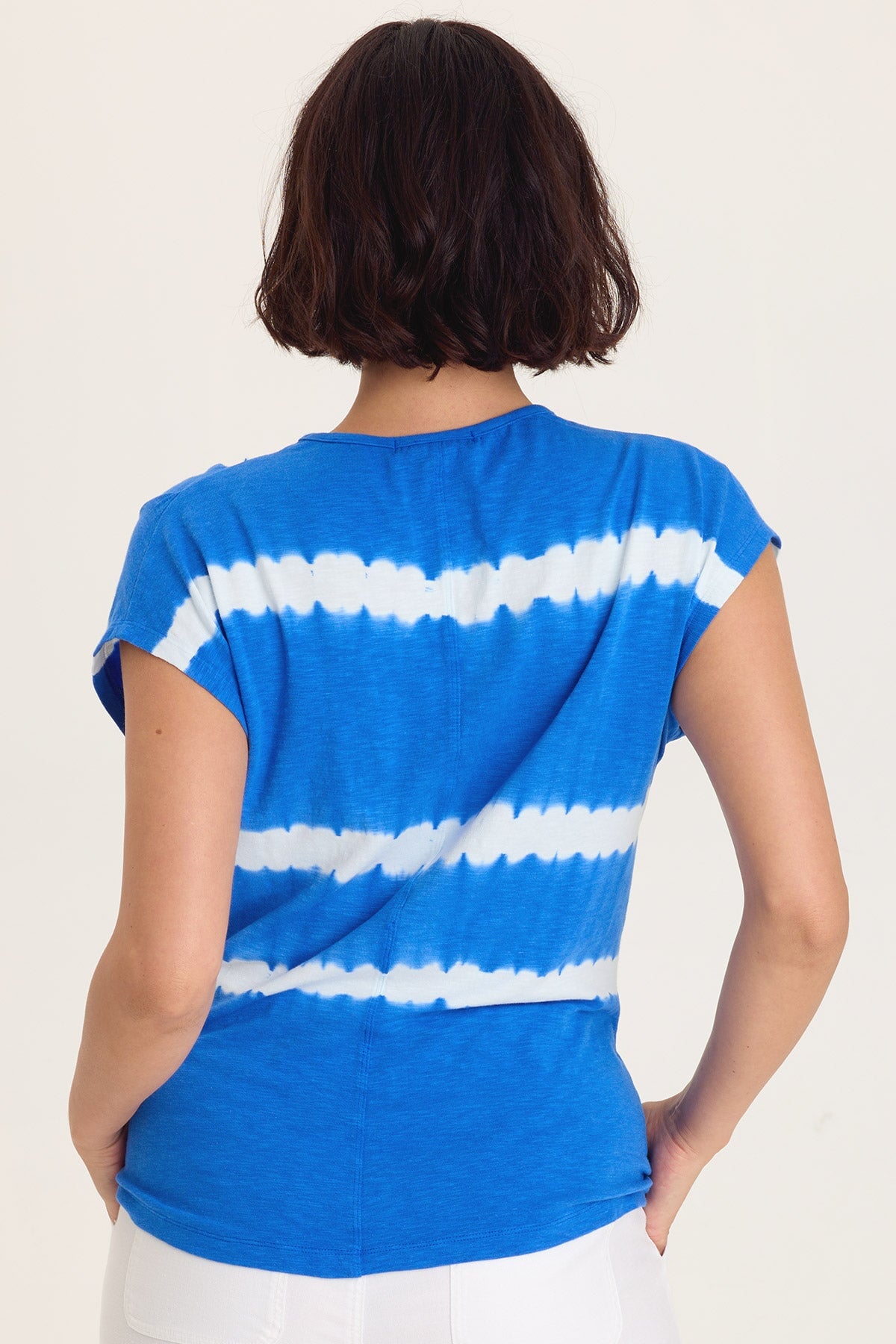Arwen Soft Jersey Mock Neck Tee