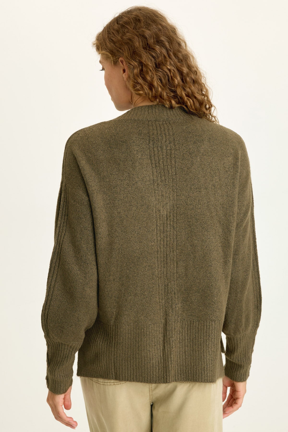 Bronte Relaxed Fit V-Neck Knit Sweater