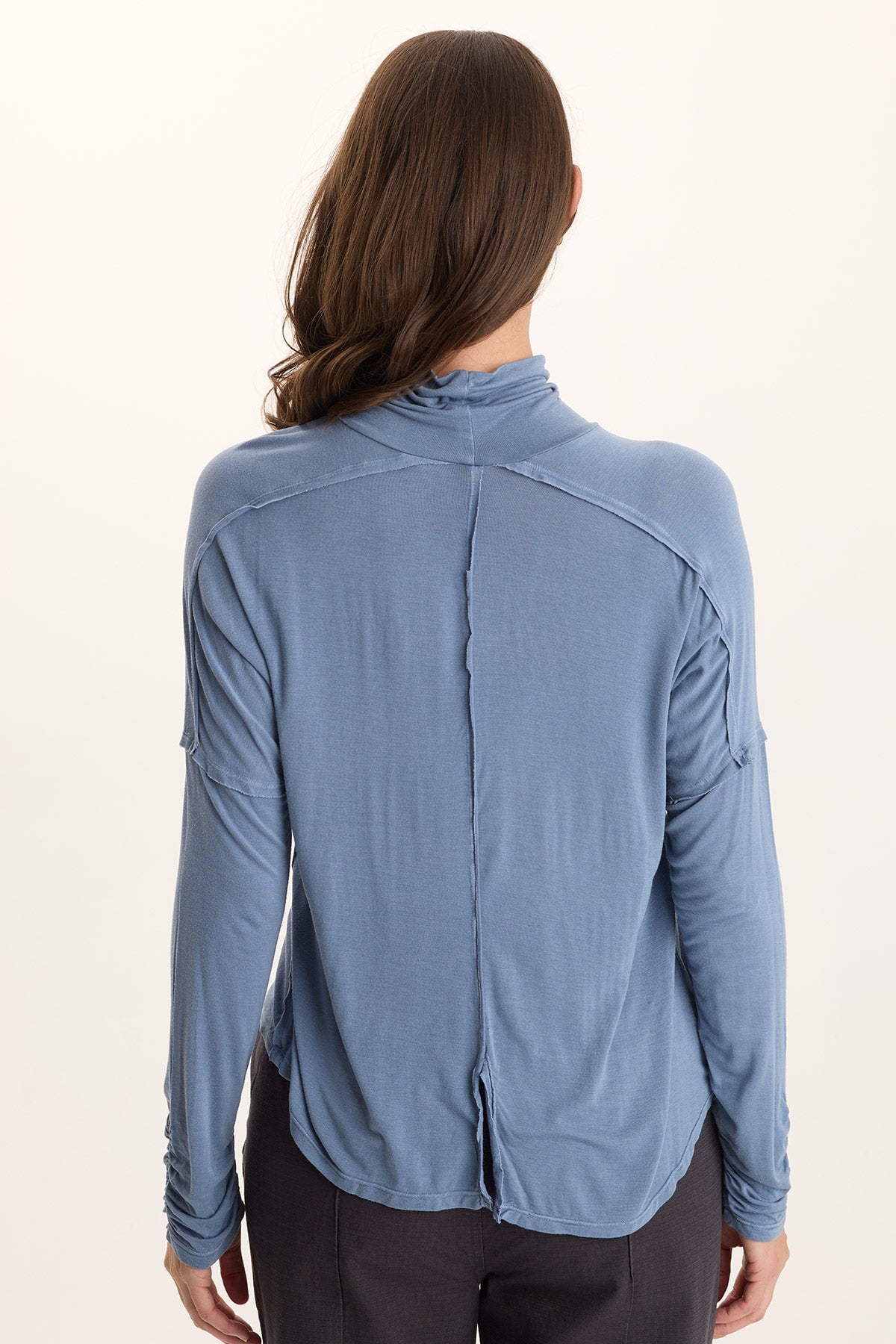 Norda Soft Stretch Jersey Mock-Neck Keyhole Top