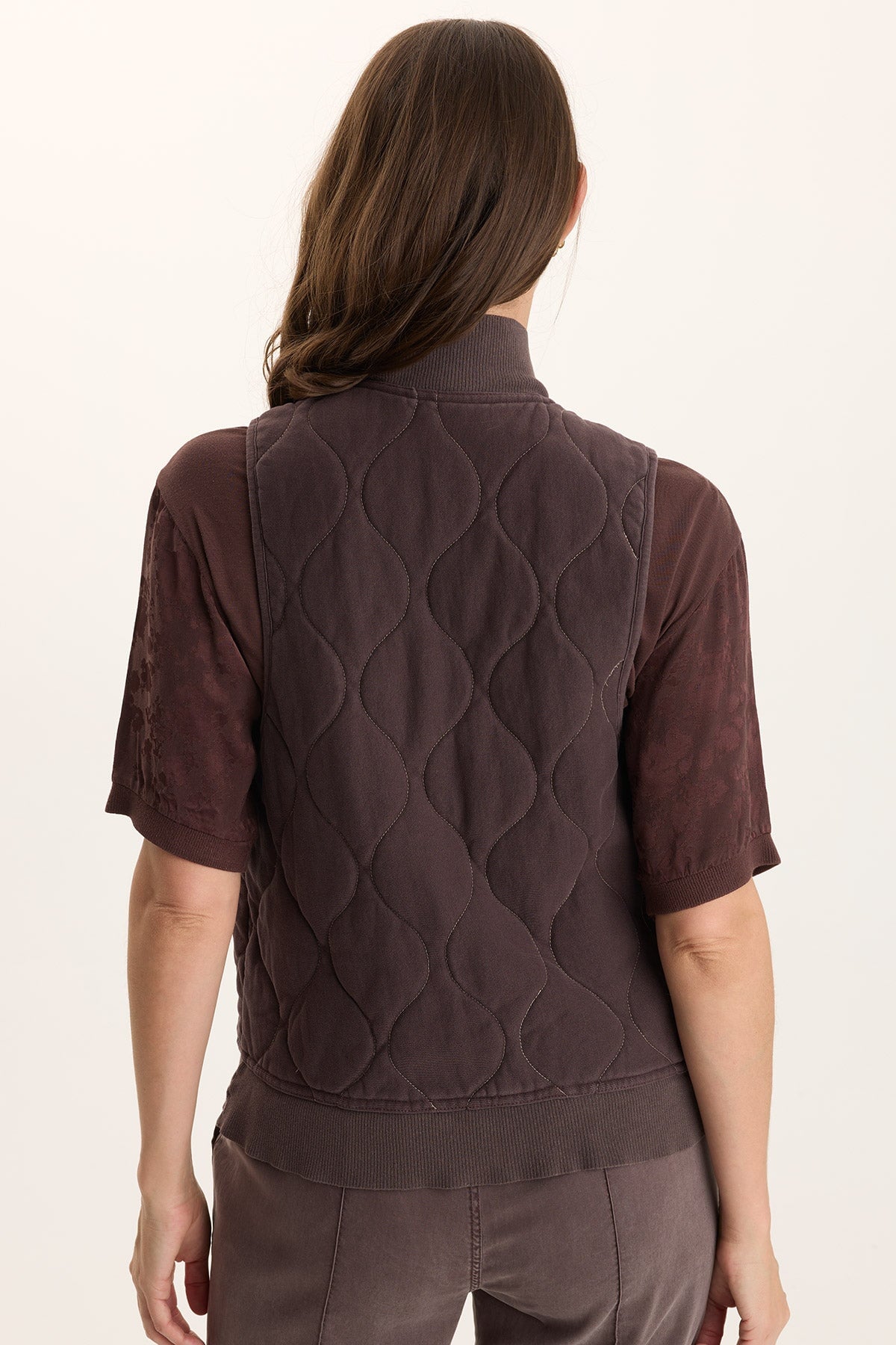 Aeric Quilted Zipper Pocket Vest