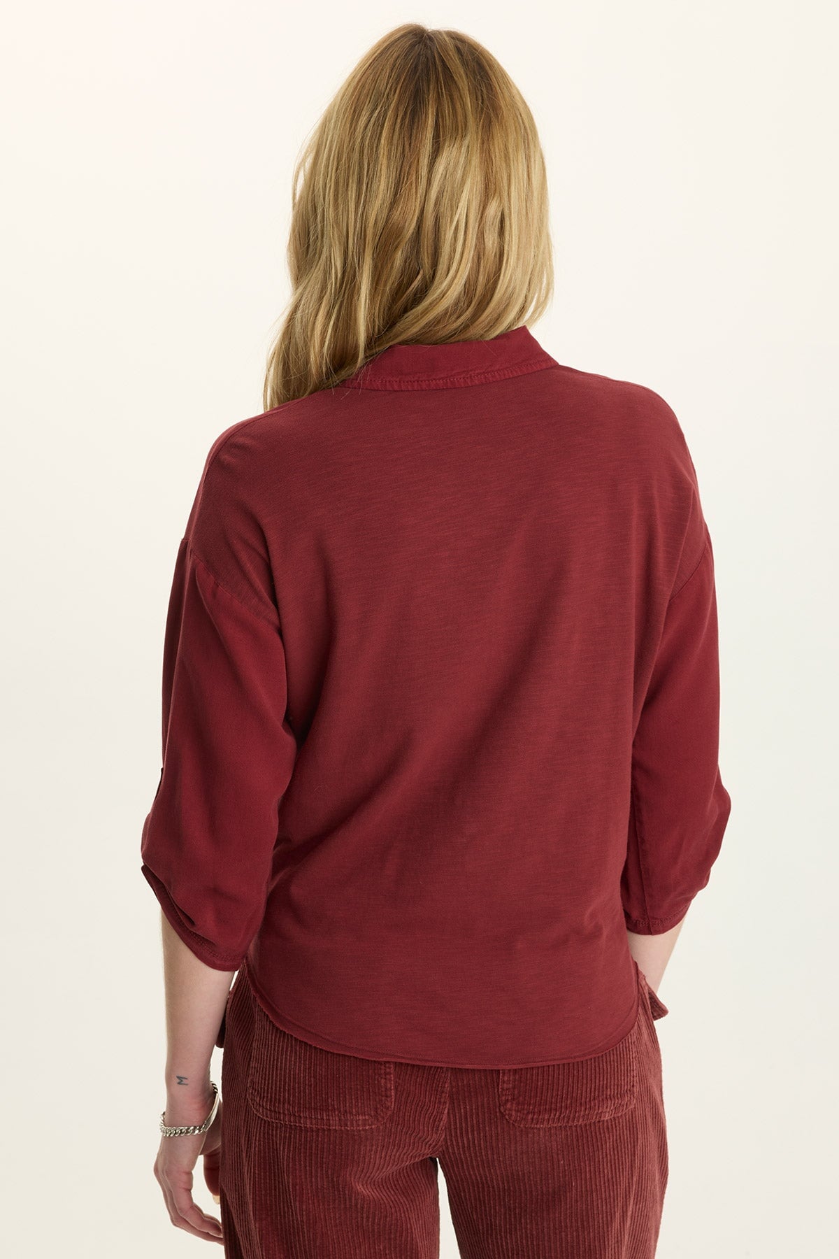 Tyrell Lightweight Tie-Front Button-Up