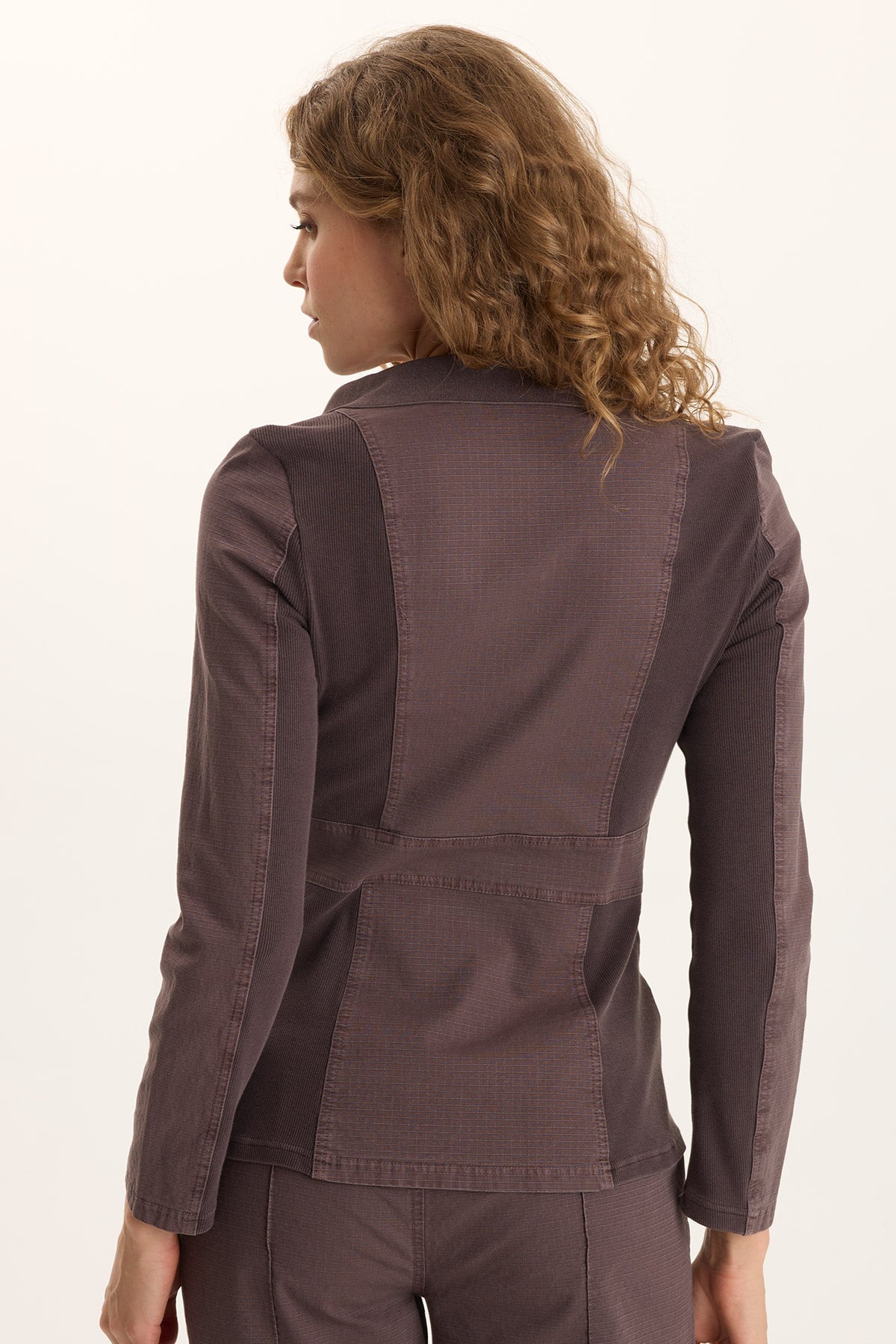 Lochlyn Structured Fitted Stretch Blazer Jacket