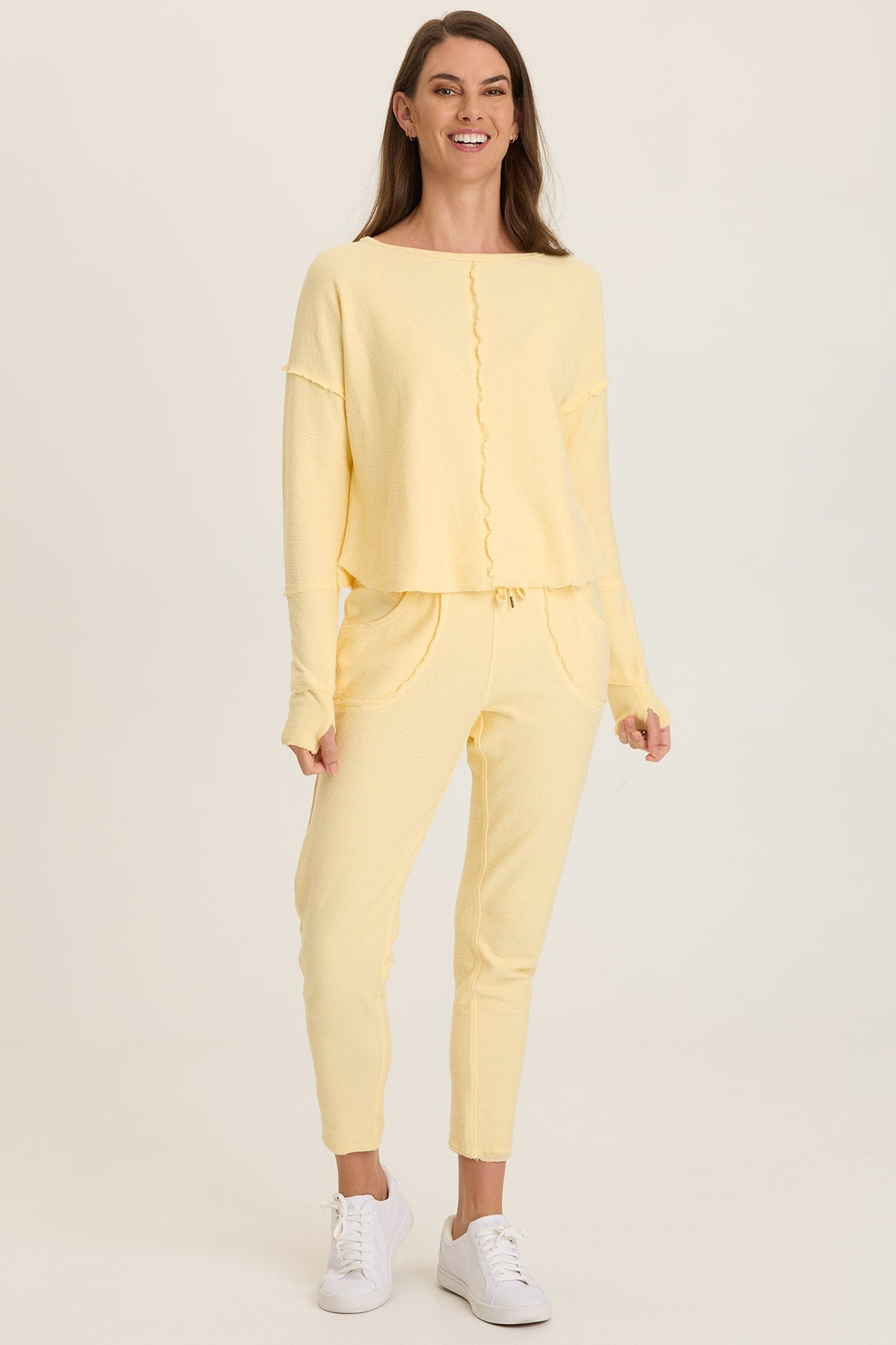 Annika Long Sleeve Boat Neck Top