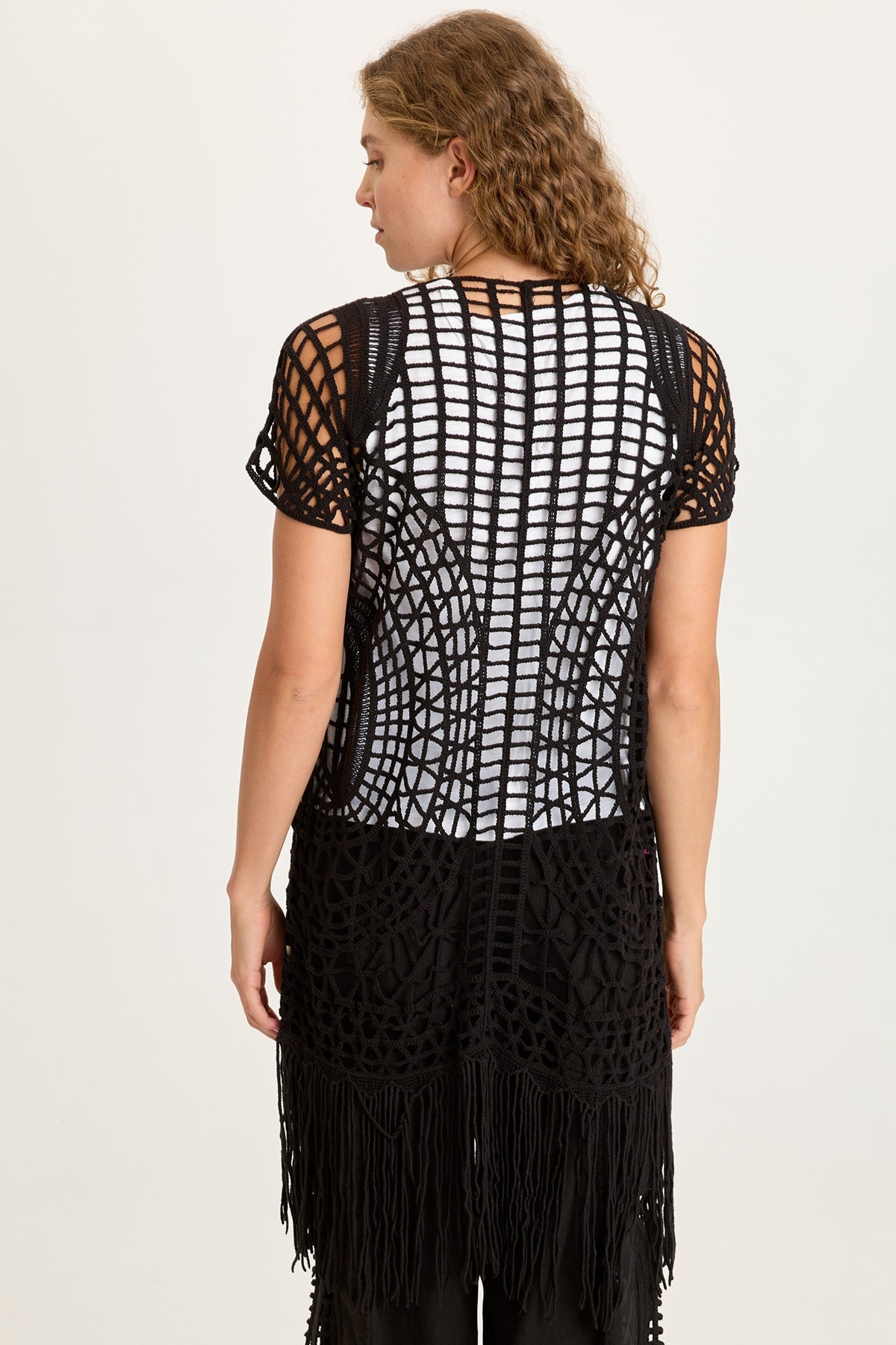 Calix Crochet Fringe Cover-Up