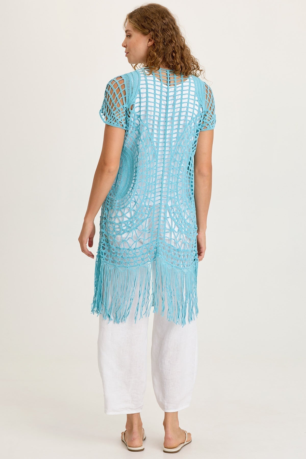 Calix Crochet Fringe Cover-Up