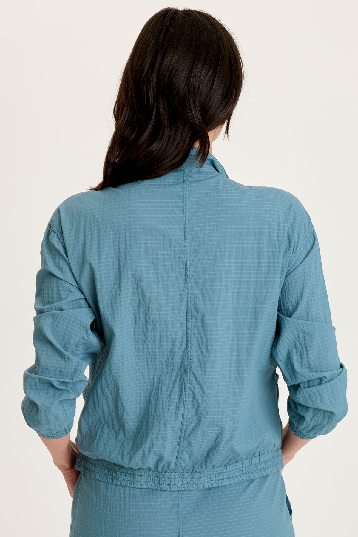 Amis Textured Cinchable Bomber