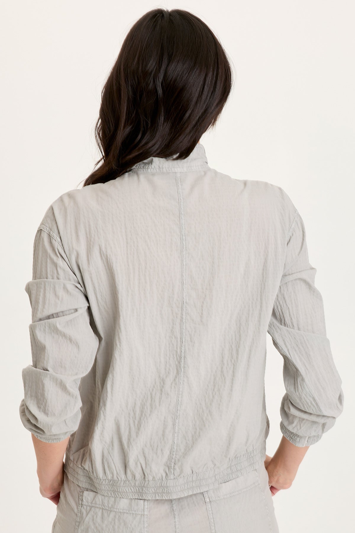 Amis Textured Cinchable Bomber