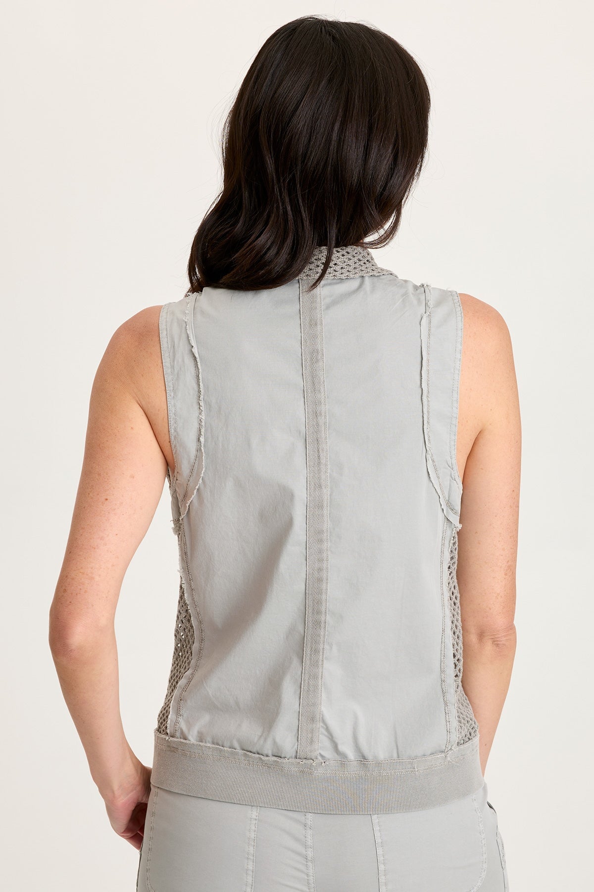 Helsa Poplin/Mesh Vest