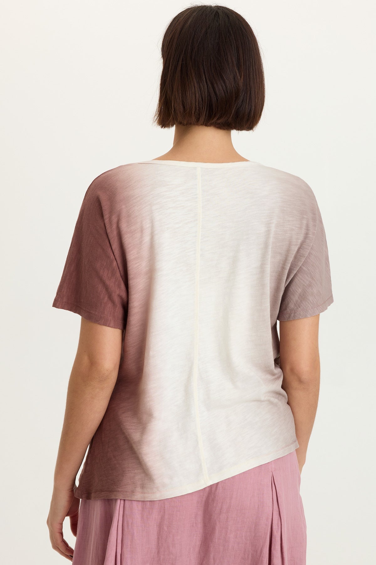 Anshel Jersey Wave Hem Tee