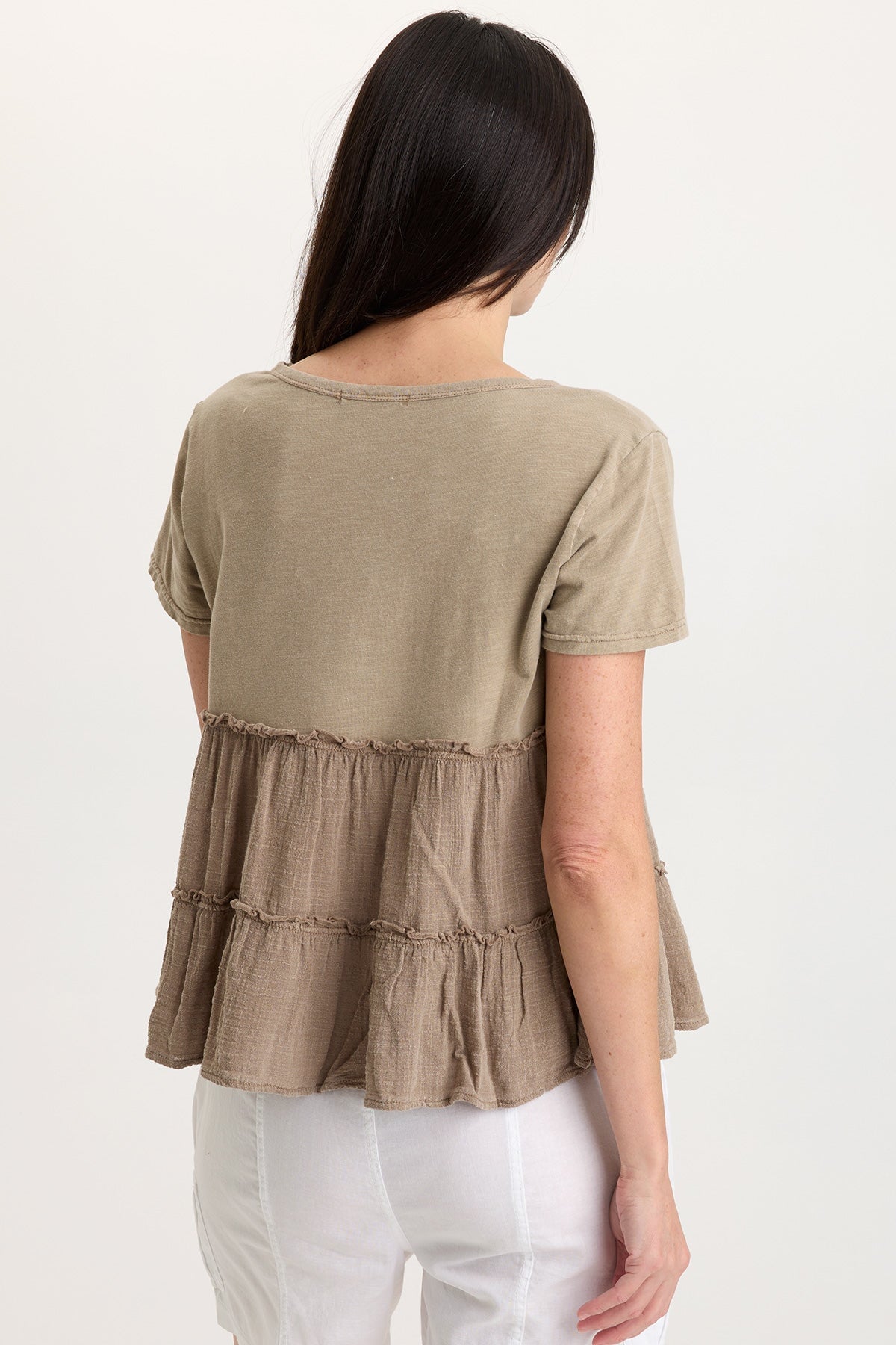 Balinda Gauze Babydoll Top
