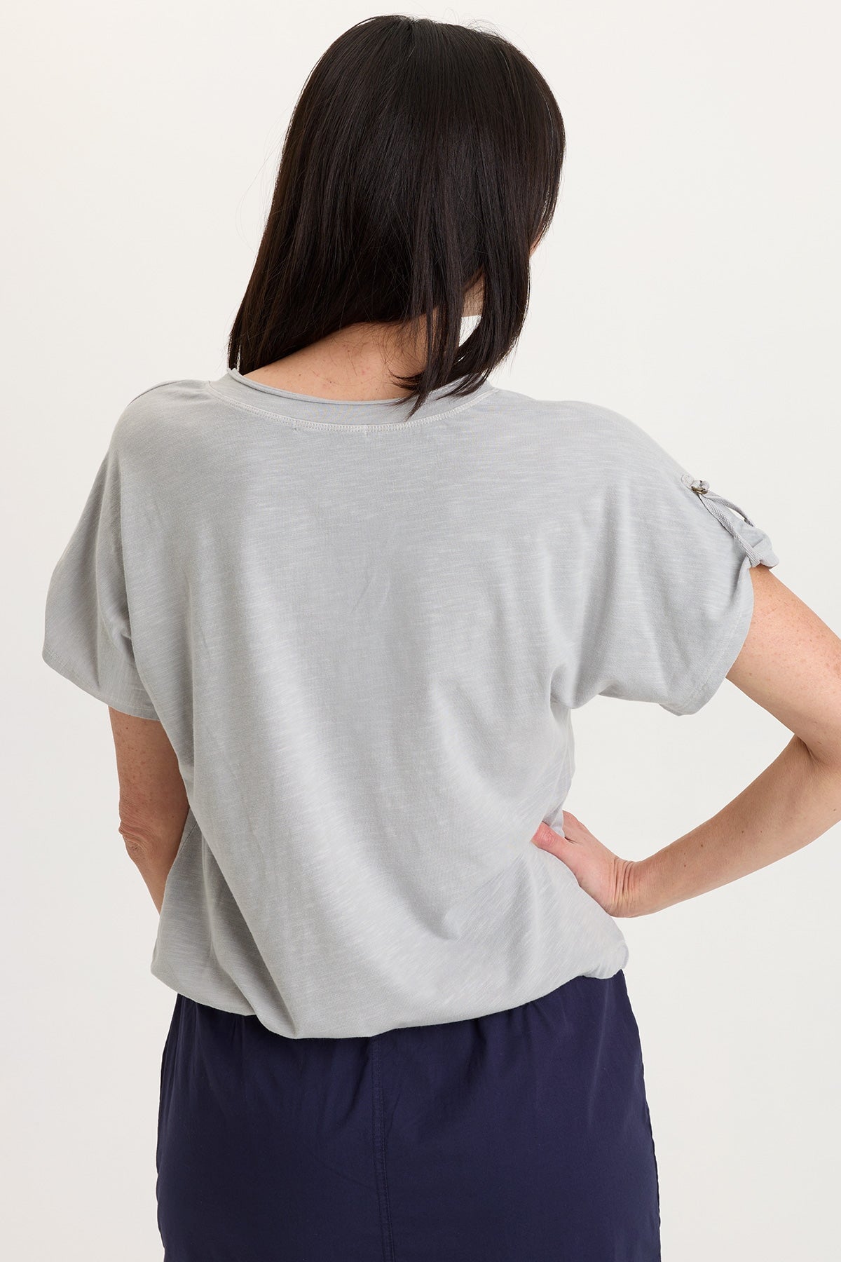 Knit Bower Cinchable Hem Top