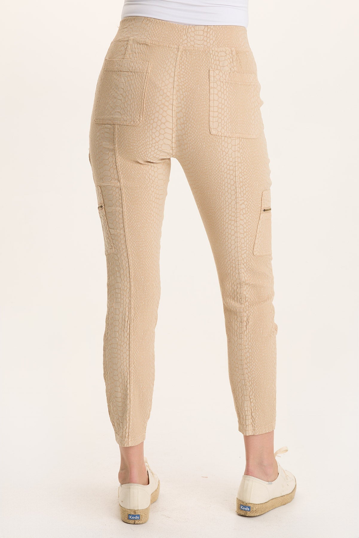 Gamlin Textured Jacquard Elevated Legging
