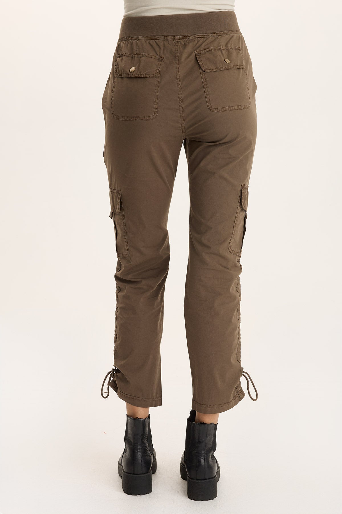 Keon Adjustable Cord Slim Leg Cargo Pant