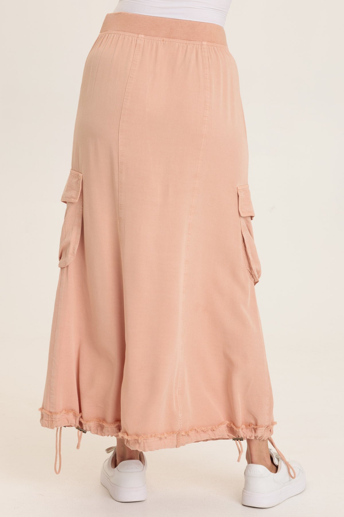 Ingram Cinchable Cargo Twill Skirt