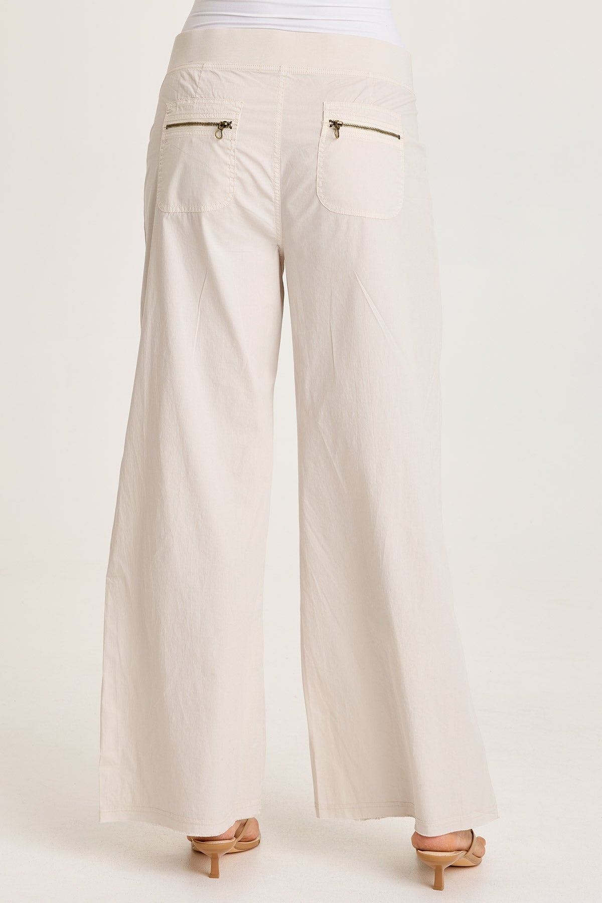 Brently Poplin Wide Leg Pant