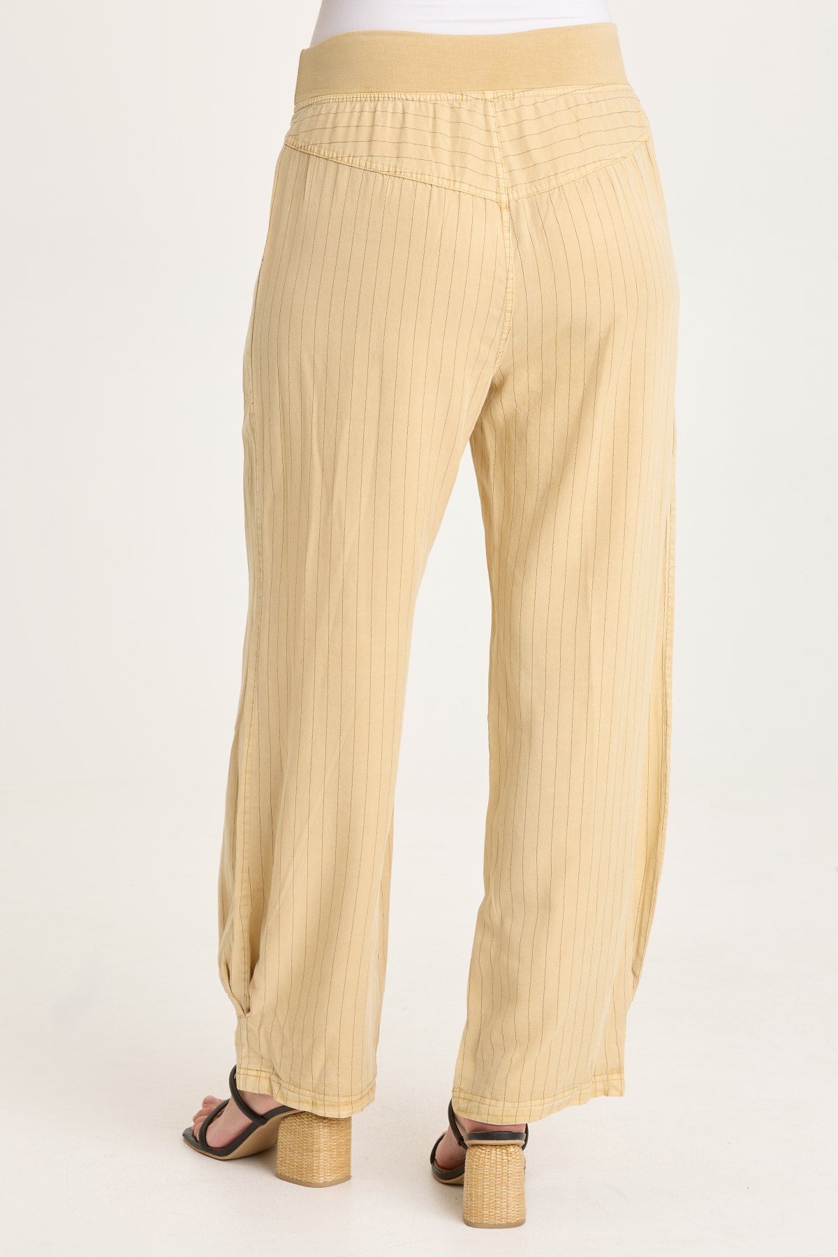 Carell Pinstripe Pleated Leg Pant