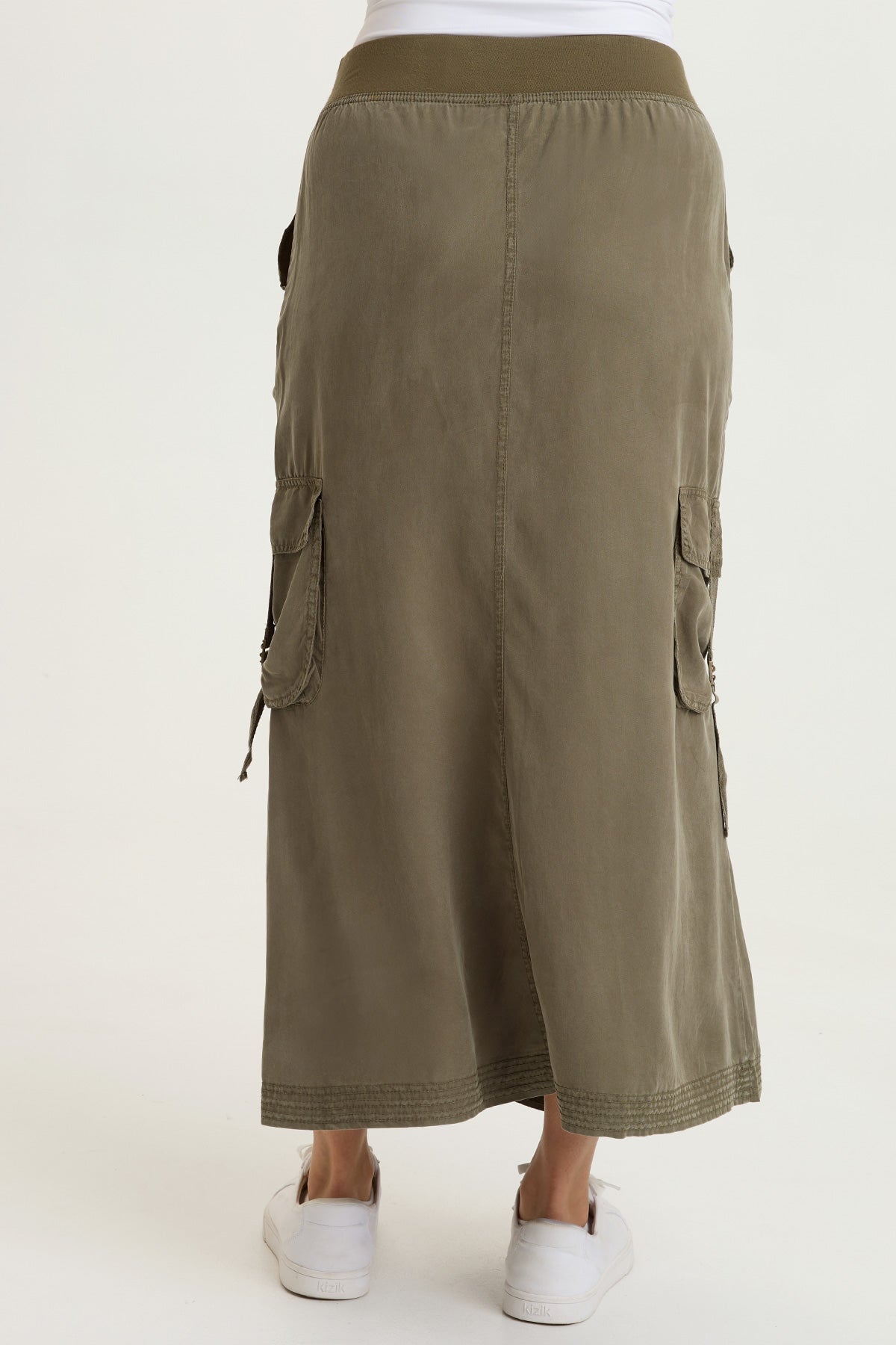 Kimo Tencel Cargo Maxi Skirt