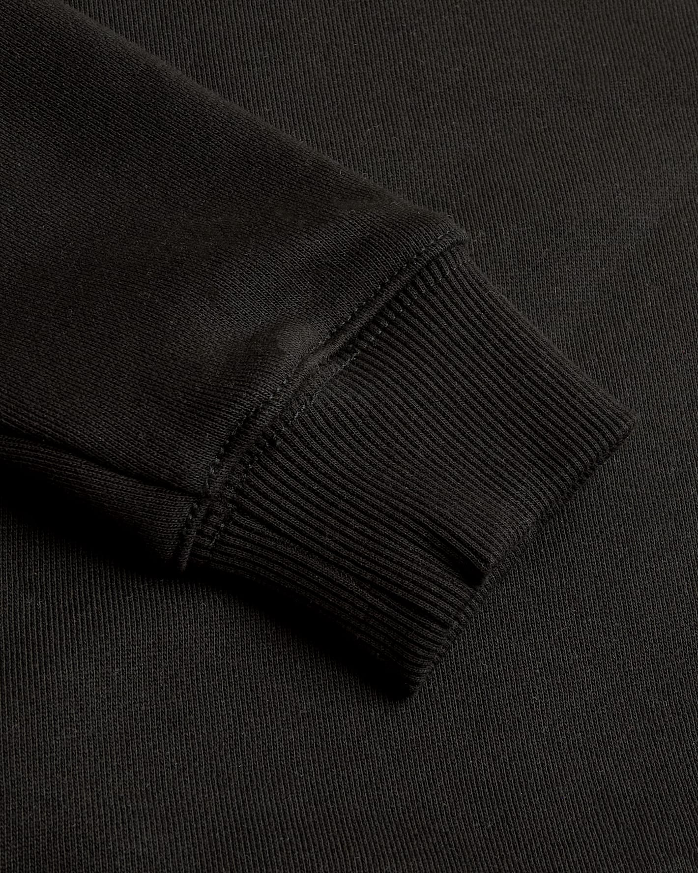 Boys' All Black Fleece Crew Neck 2-Pack