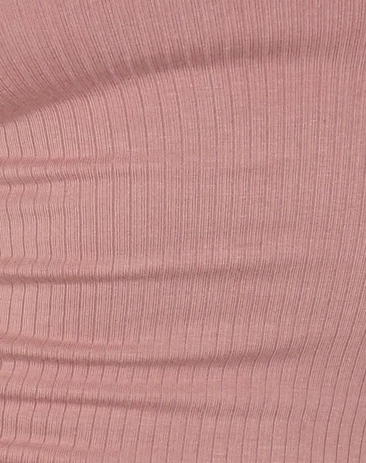 Binlo Extra Long Sleeve Top in Dusty Pink Rib