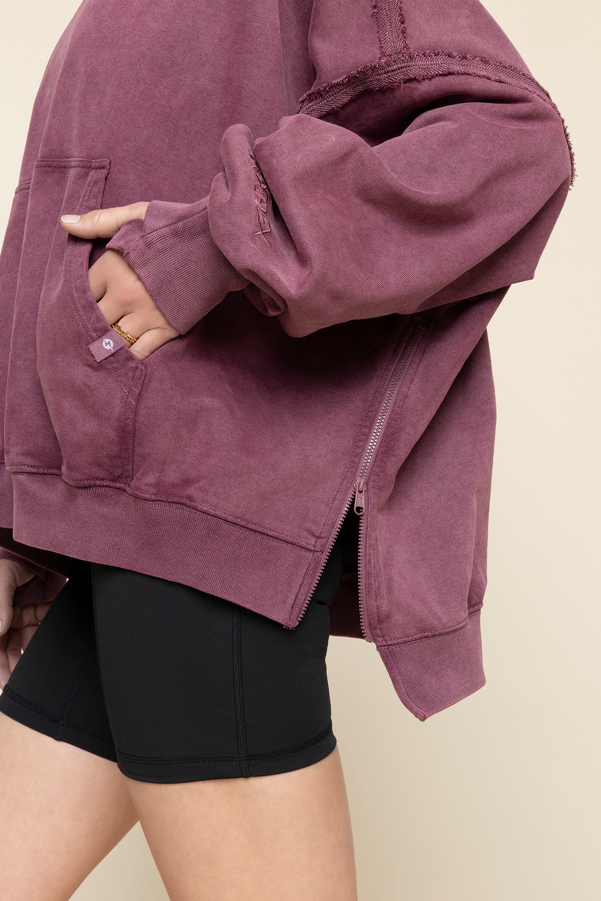 Boxy Crewneck - Vintage Plum