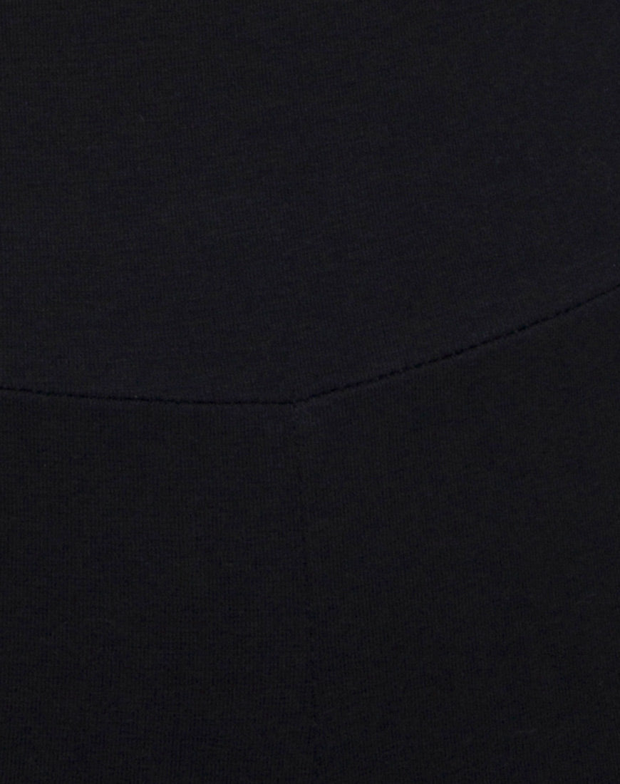 Caspian Unitard in Black Clasp Gold