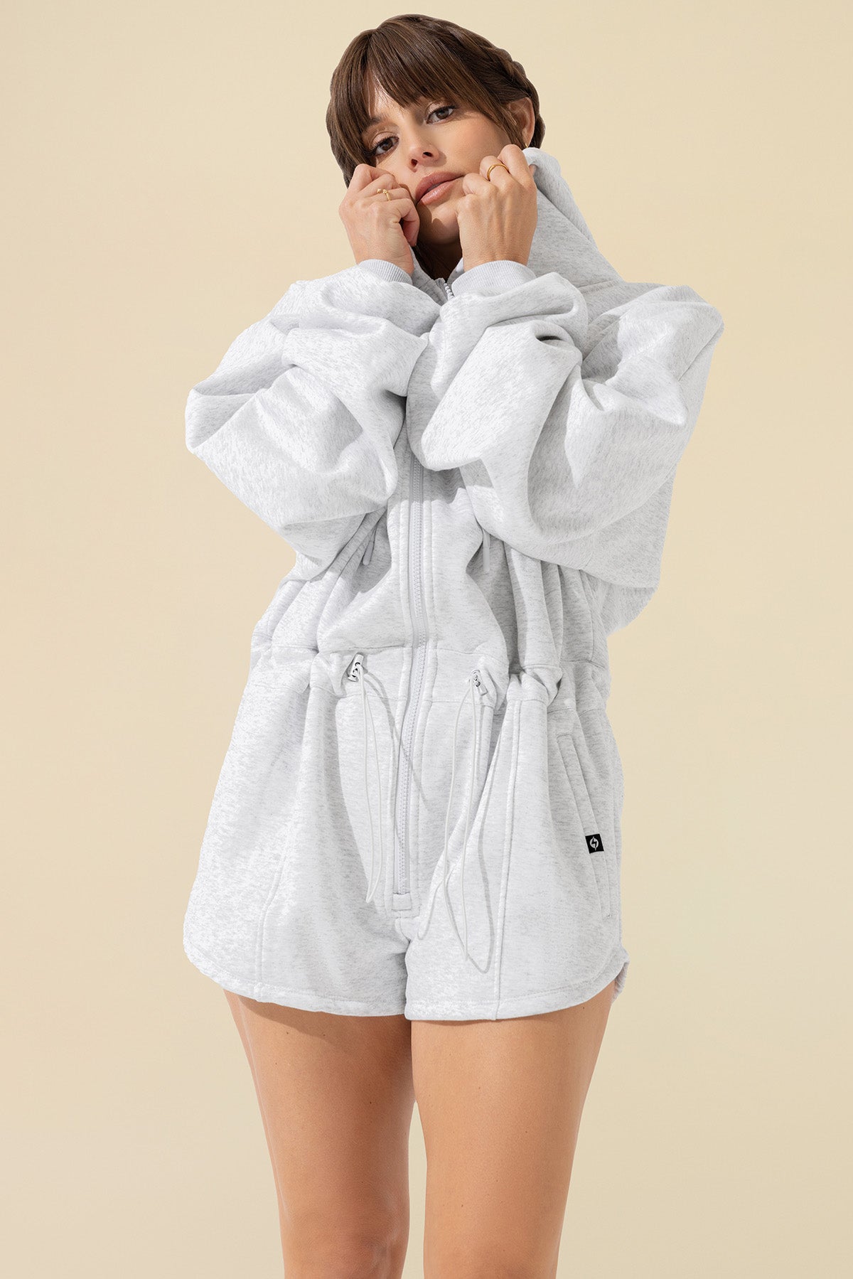 Cloud Romper - Heather Grey