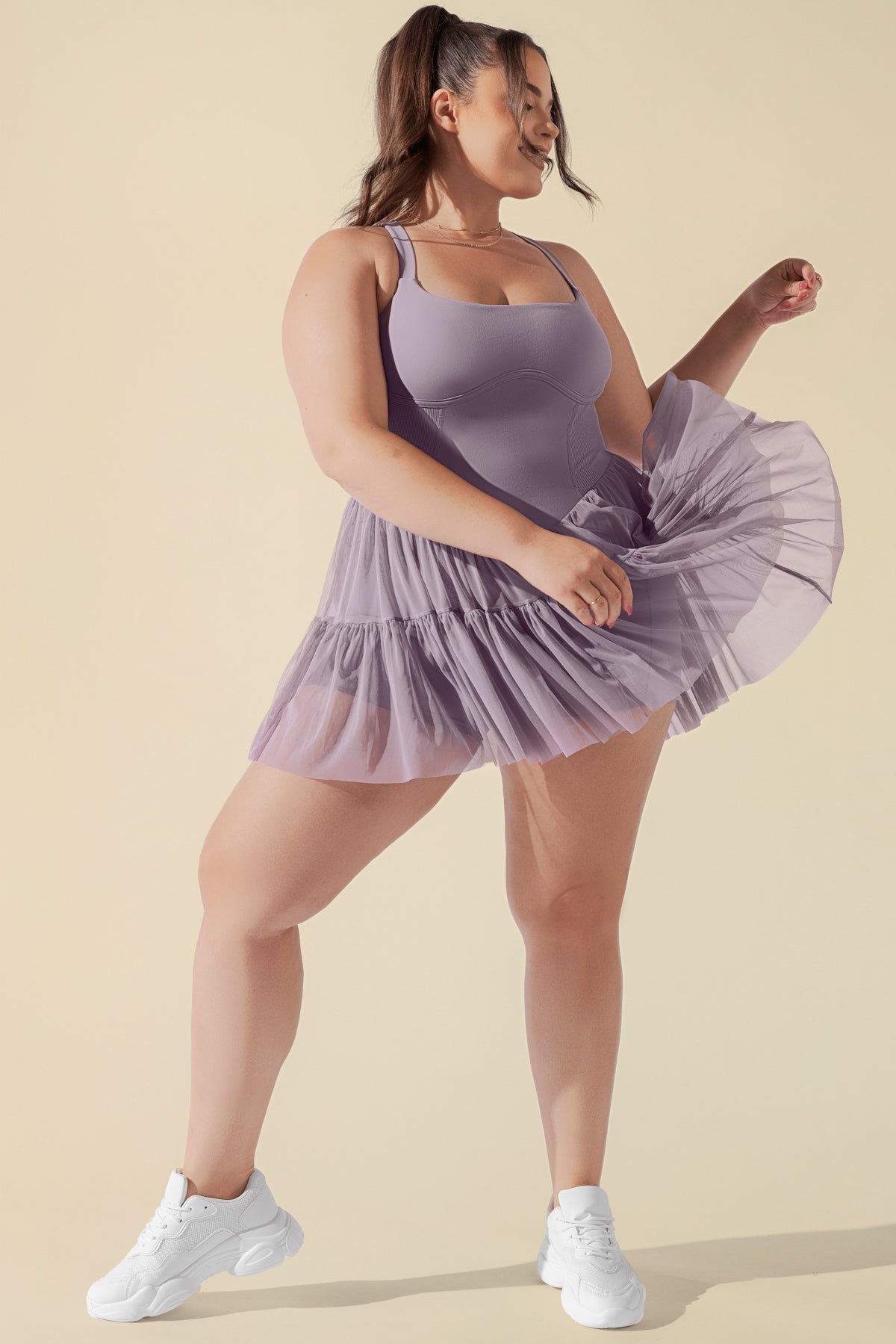 Corset Pirouette Dress - Lilac