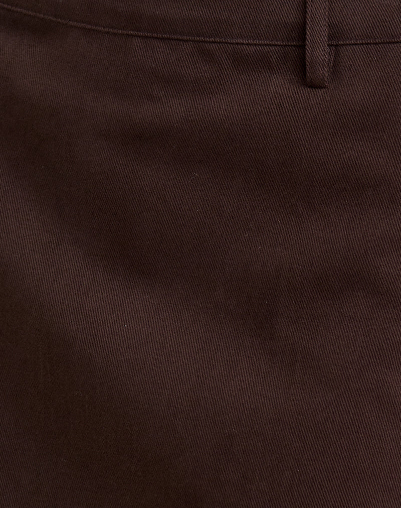 Carlin Mini Skirt in Brown