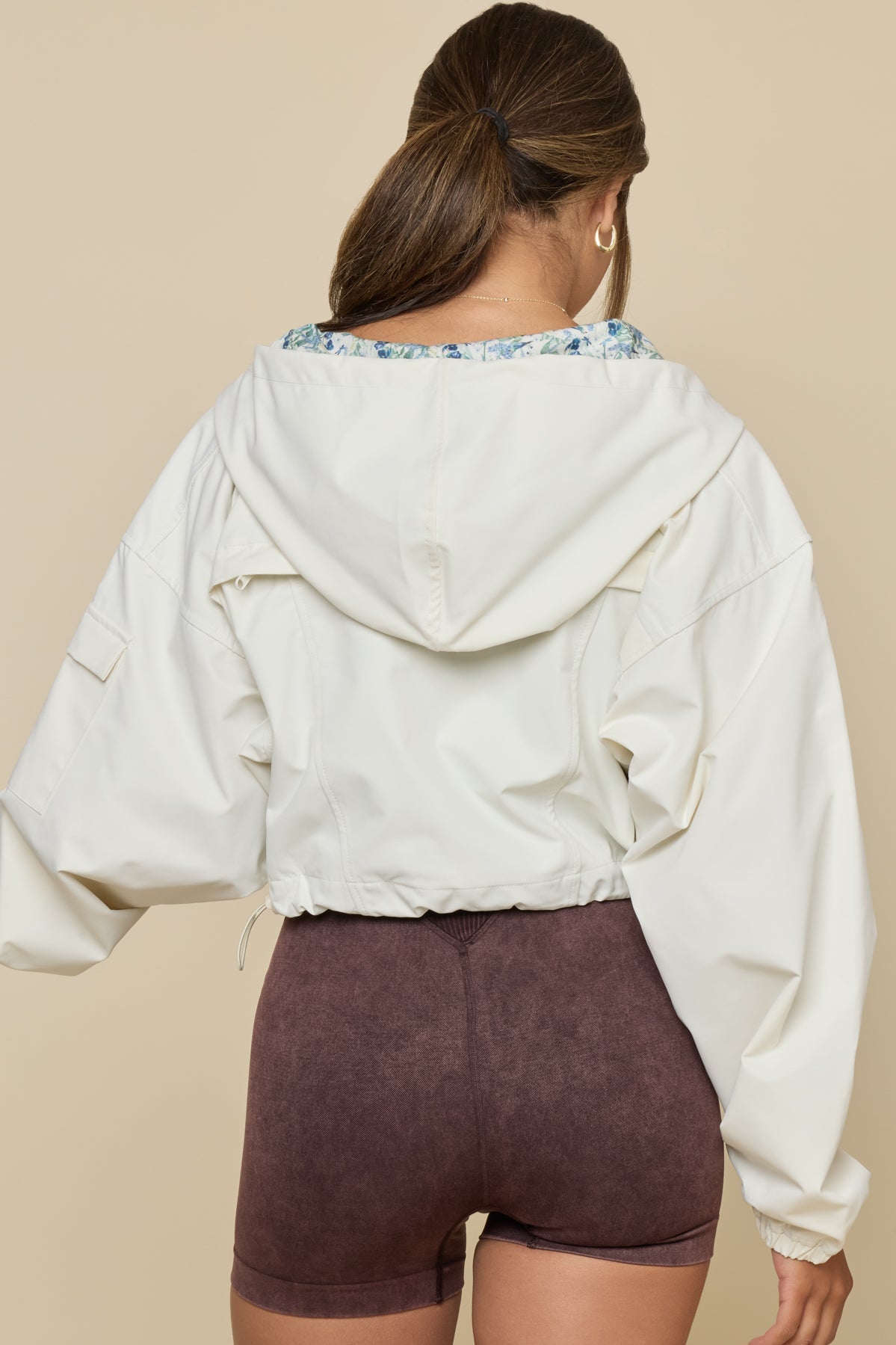 Packable Windbreaker - Coconut Cream