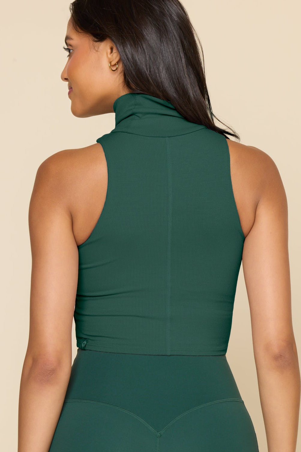 I Feel Cute Crop Top - Pine