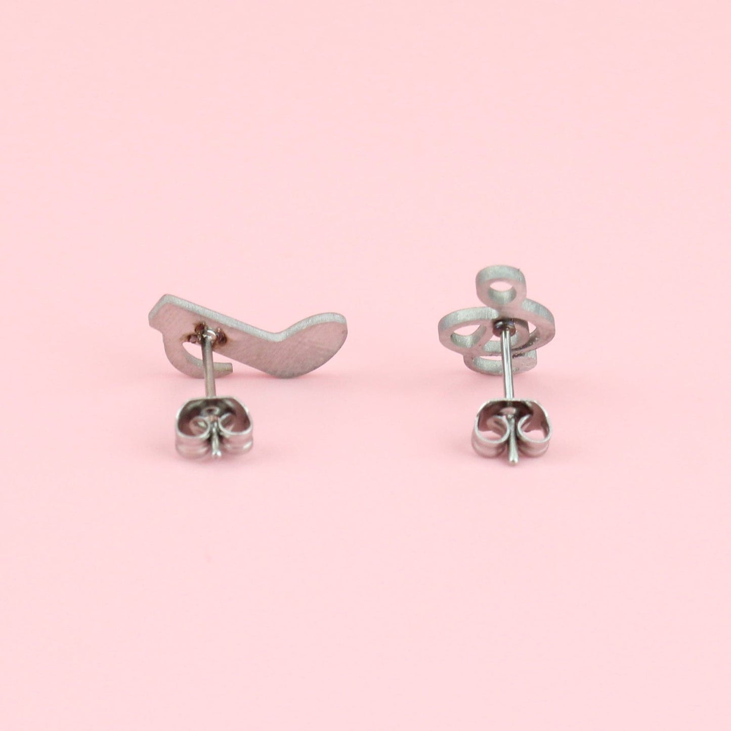 Treble Clef & Quaver Stud Earrings