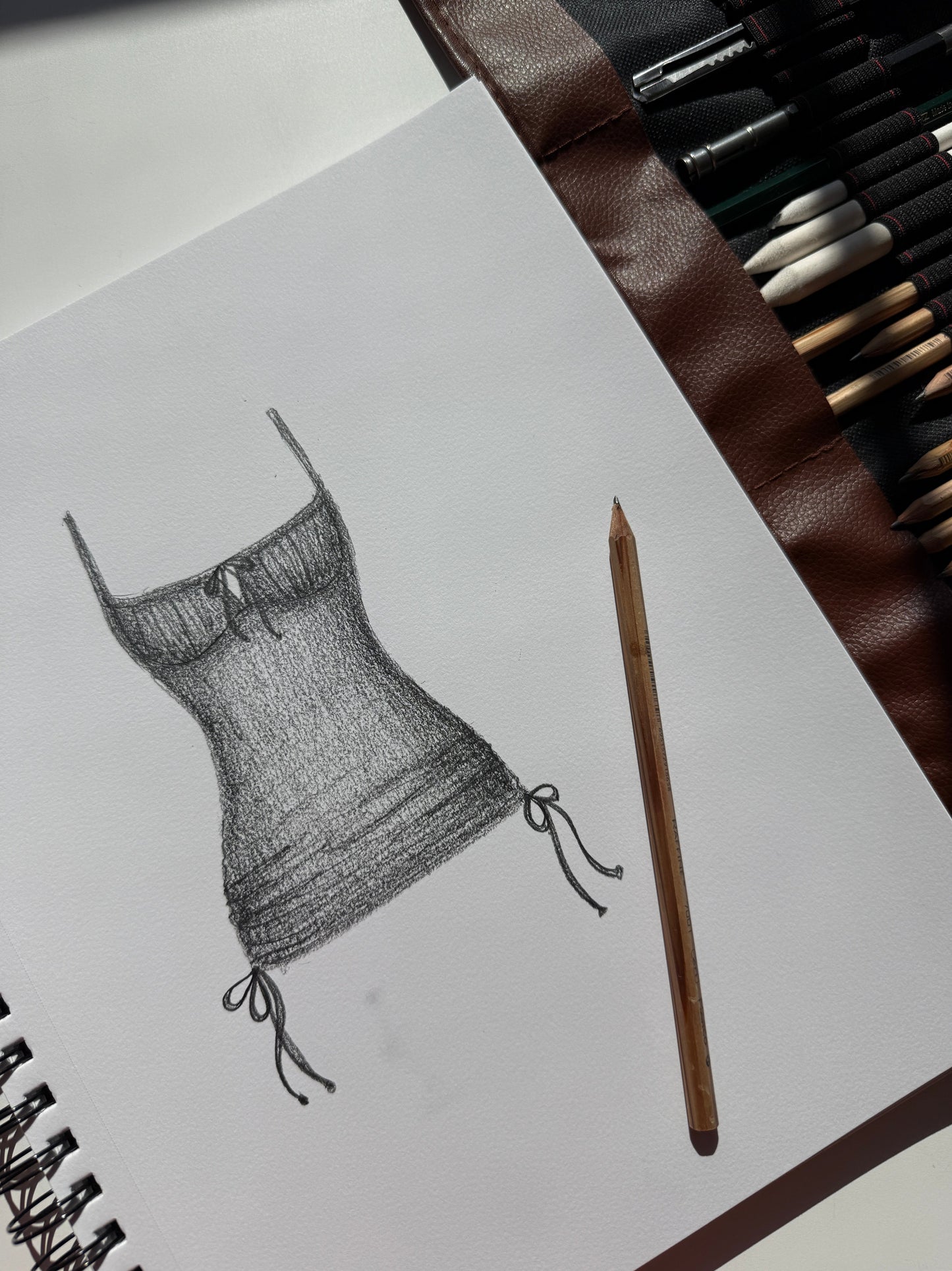 Sunshine Swim Dress - Black Bold Rib