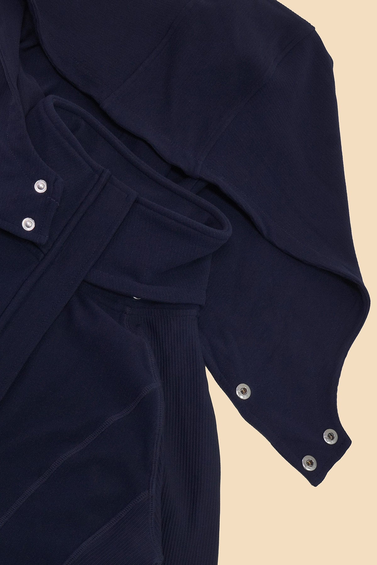 Corset Zip Jacket - Cosmic Navy
