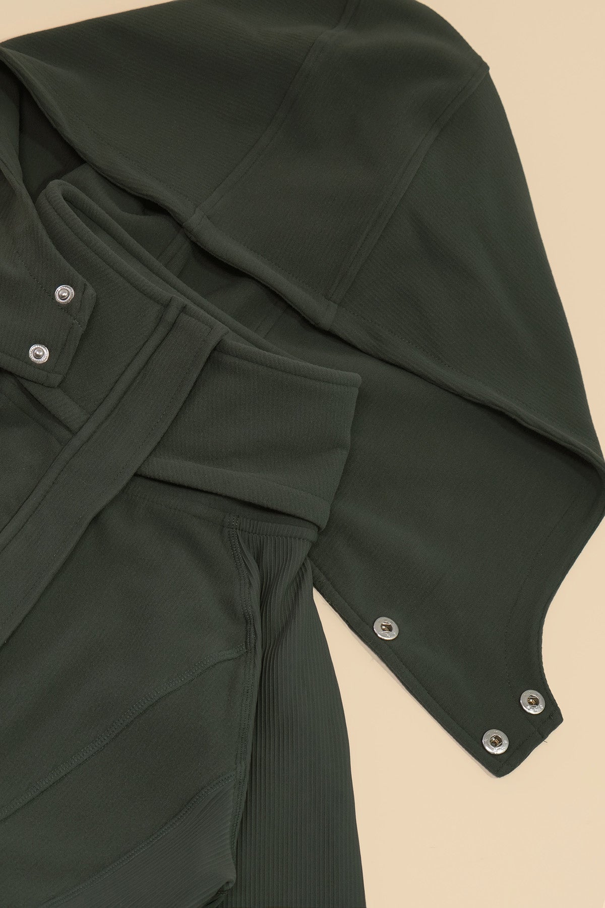 Corset Zip Jacket - Deep Forest