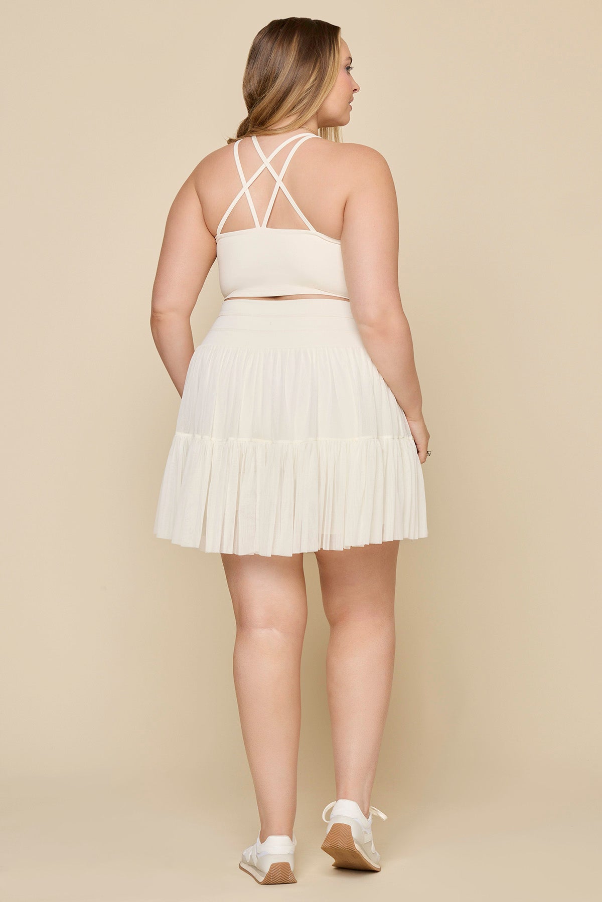 Pirouette Skort (Longer) - Ivory