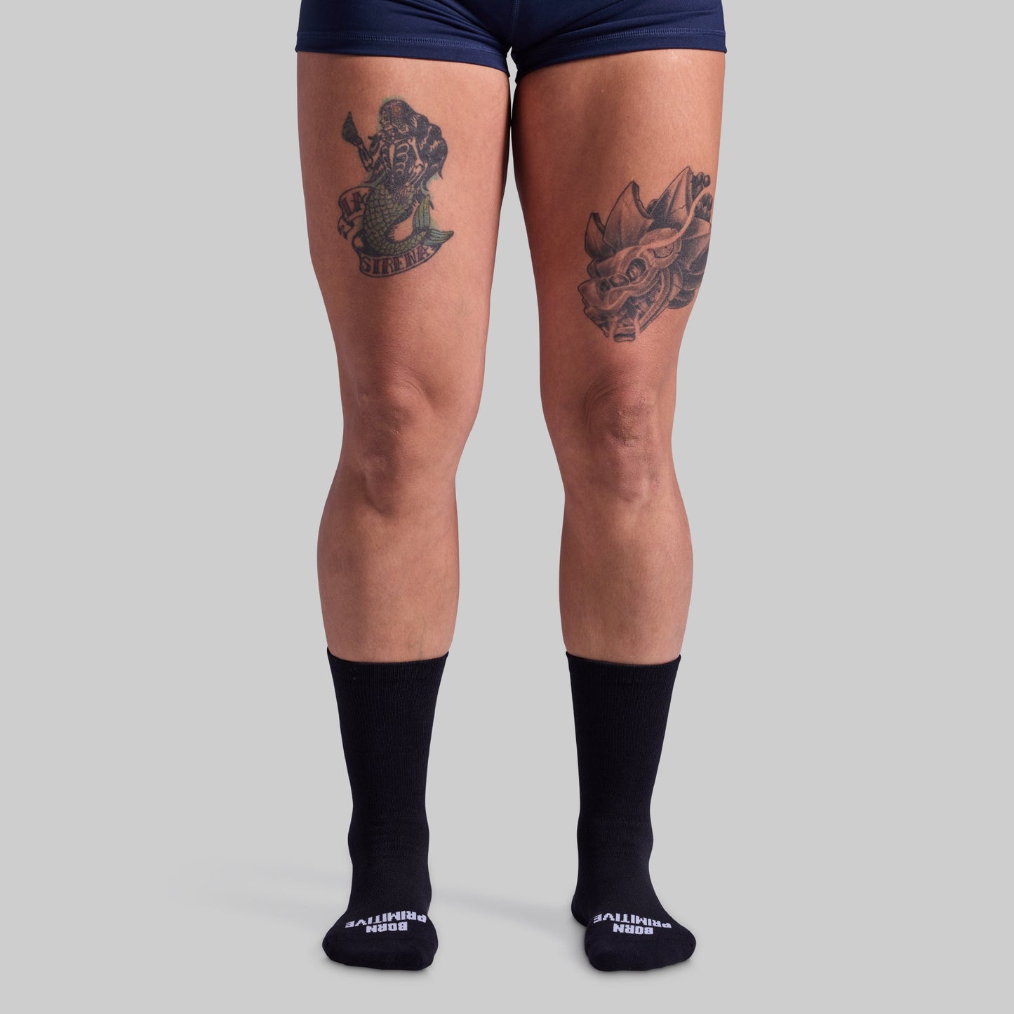 Performance Crew Sock 2-Pack (Black/White)