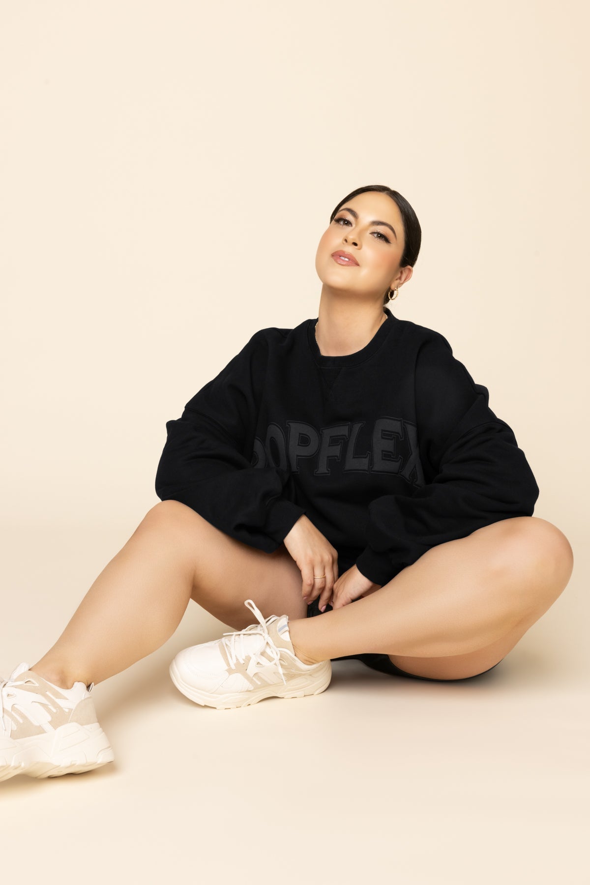 POPFLEX® Cloud Crewneck Sweater - Black