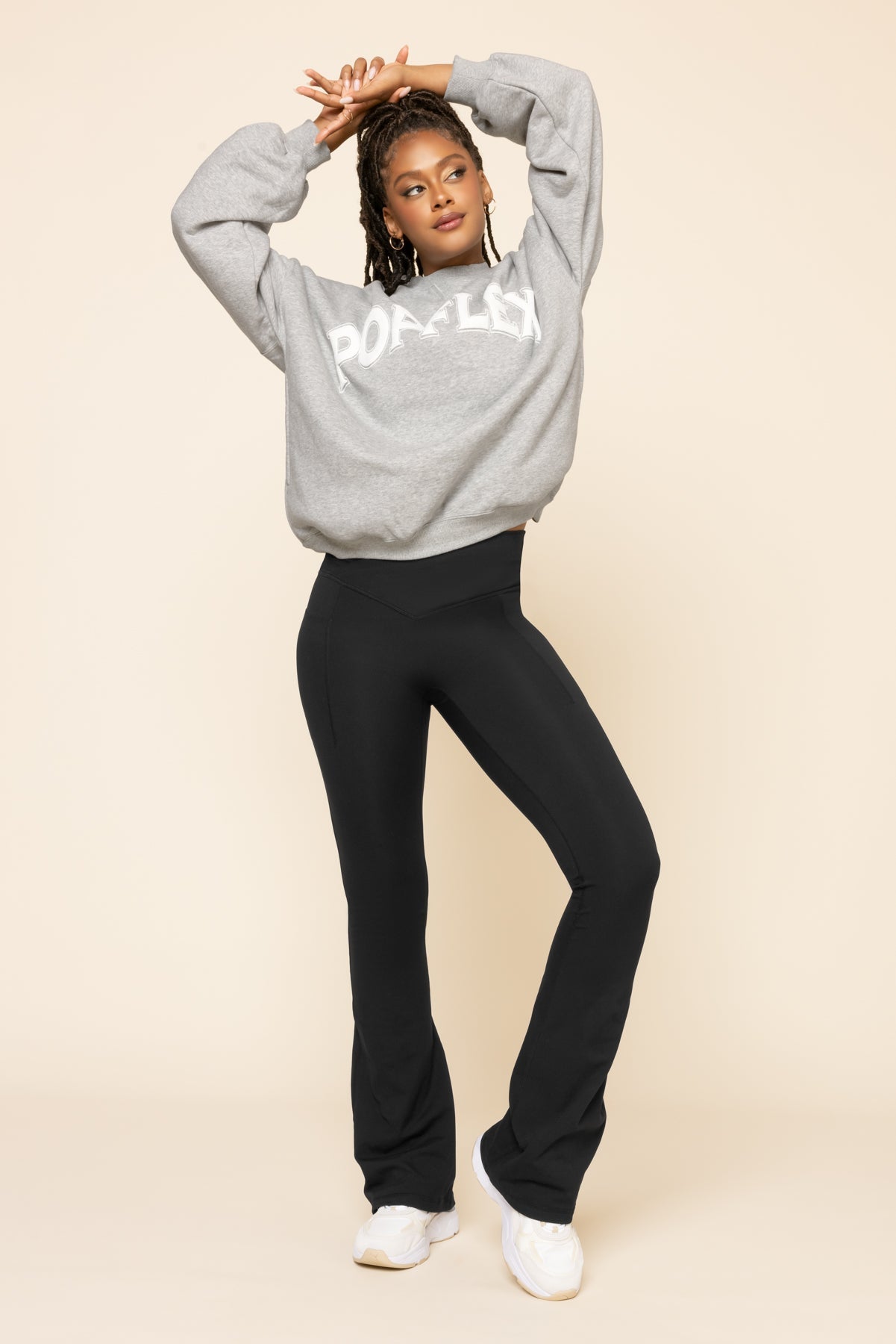 POPFLEX® Cloud Crewneck Sweater - Heather Grey