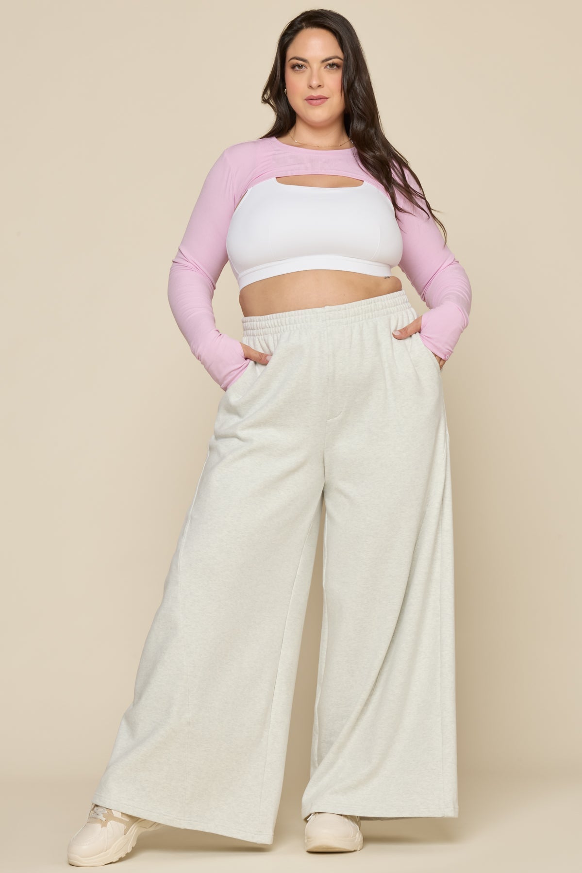 Superwide Sweatpant - Heather Grey