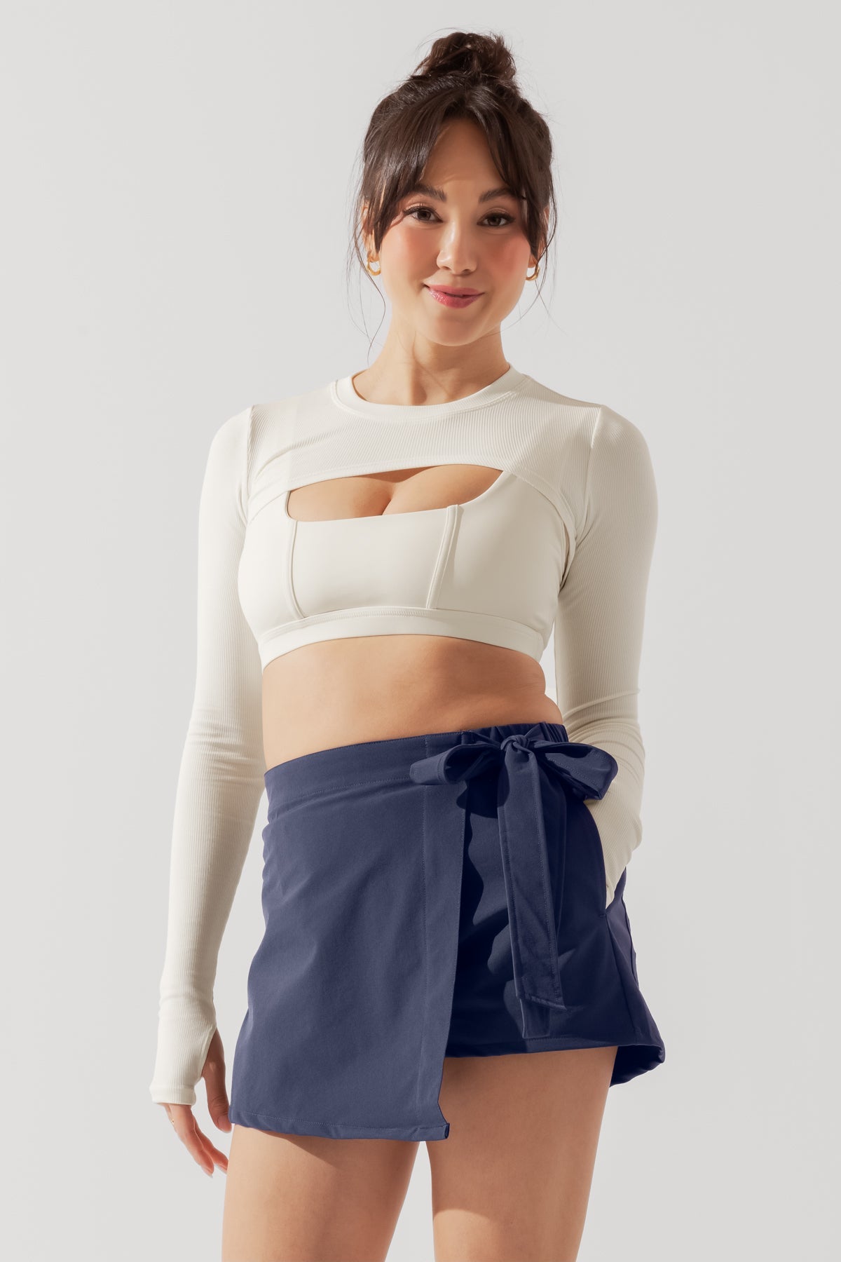 That's a Wrap Skort - Cosmic Navy