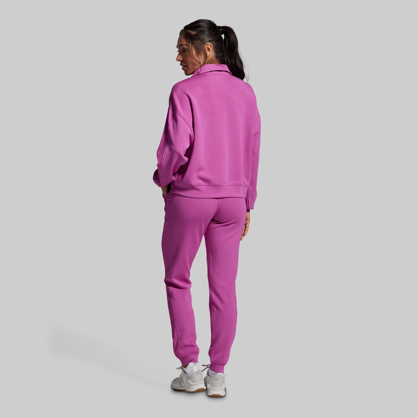 Lounge Lux Quarter Zip Pullover (Viola)
