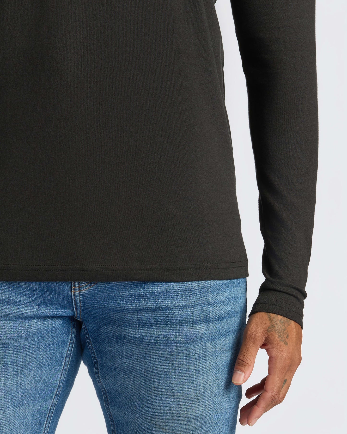 All Black Classic Henley 3-Pack