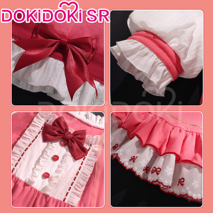 DokiDoki-SR Anime Card Captor Sakura Cosplay Kinomoto Sakura Costume Pink Pajamas / Nightgown Dress Summer Wear