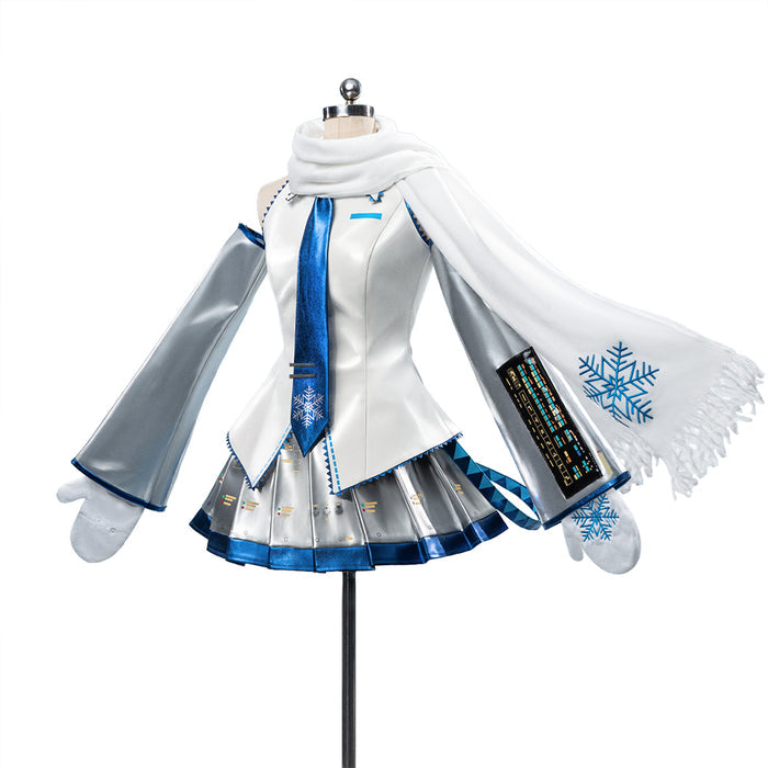 【Glowing】【Size XS-XL】DokiDoki-SR Cosplay Costume Snow Dress Suit White