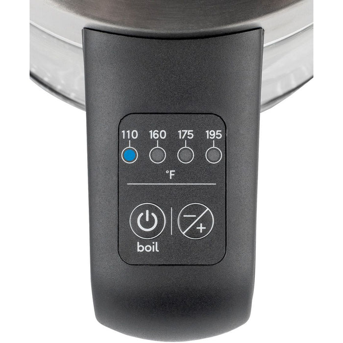 H2O Glass Temperature Select Kettle, 68 oz
