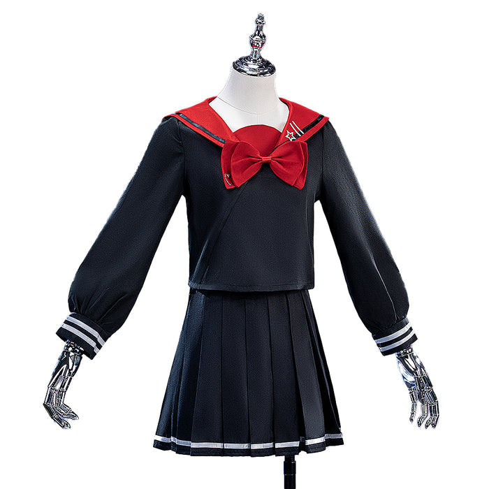 【In Stock】DokiDoki-N Game NEEDY GIRL OVERDOSE Cosplay KAngel Costume Black JK Outfit