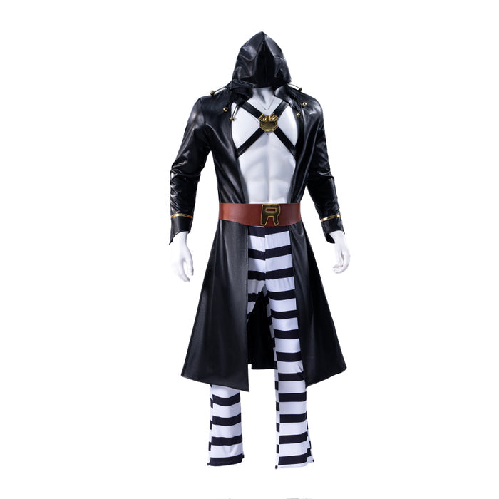 【In Stock】【Size S-3XL】DokiDoki-N Anime Cosplay Costume Black Coat Male