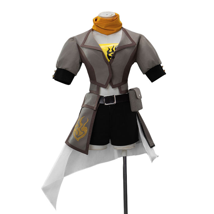 【In Stock】【Size S-3XL】DokiDoki-N Anime Cosplay Costume Brown Yellow Black Suit